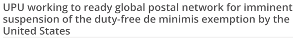 配资网站排行 美国对小额包裹征税的“如意算盘”怎么打？伤了谁？
