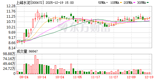 配资开户 上峰水泥：第十一届董事会第九次会议决议公告